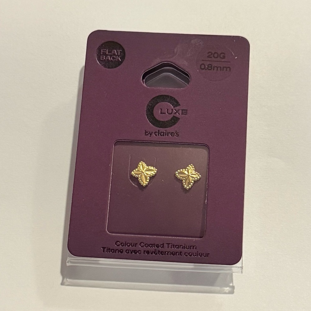 New flat back earrings #47